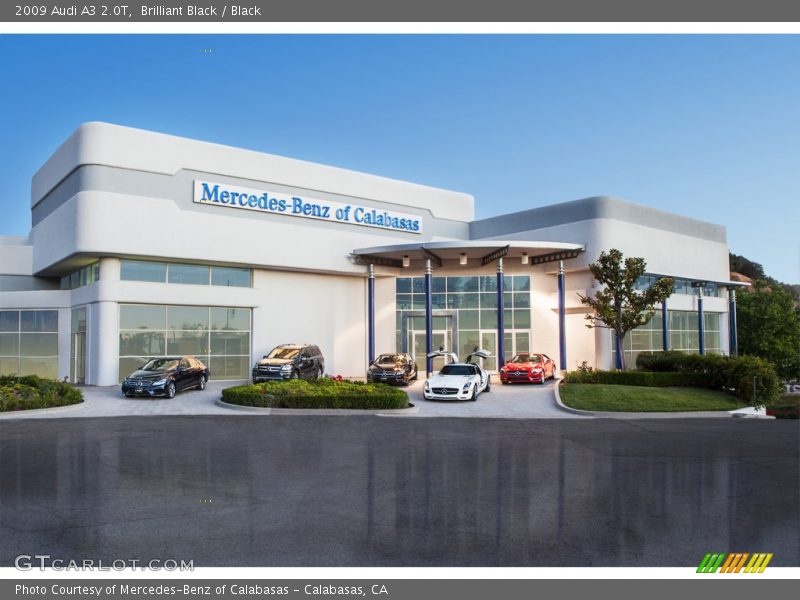 Brilliant Black / Black 2009 Audi A3 2.0T