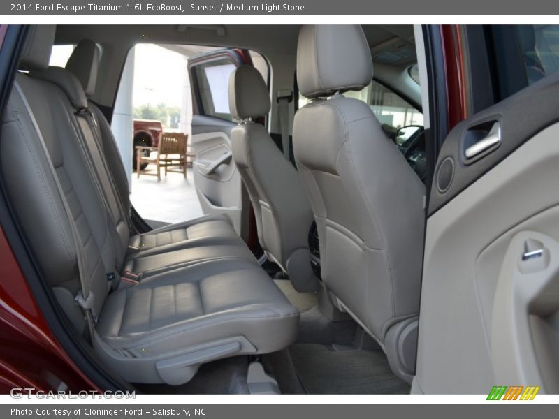 Sunset / Medium Light Stone 2014 Ford Escape Titanium 1.6L EcoBoost