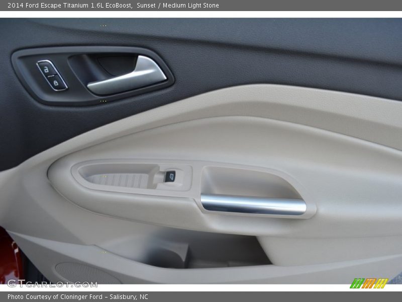 Sunset / Medium Light Stone 2014 Ford Escape Titanium 1.6L EcoBoost