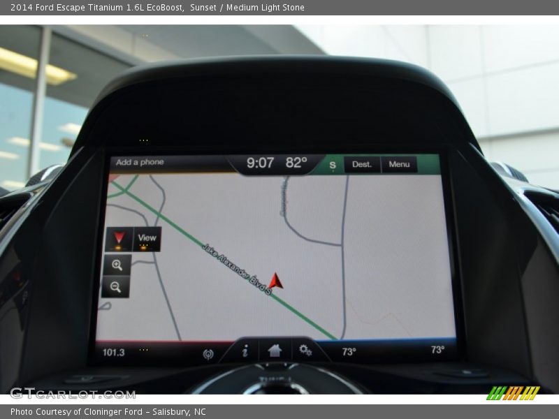 Sunset / Medium Light Stone 2014 Ford Escape Titanium 1.6L EcoBoost
