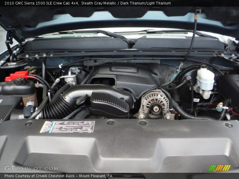 Stealth Gray Metallic / Dark Titanium/Light Titanium 2010 GMC Sierra 1500 SLE Crew Cab 4x4