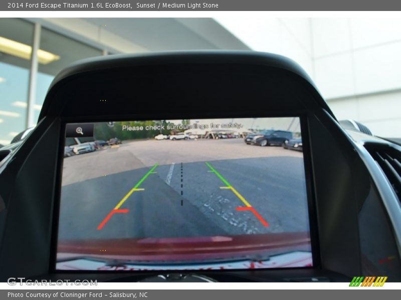 Sunset / Medium Light Stone 2014 Ford Escape Titanium 1.6L EcoBoost