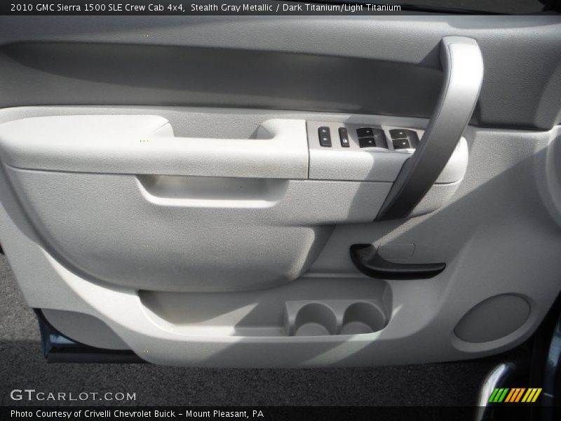 Stealth Gray Metallic / Dark Titanium/Light Titanium 2010 GMC Sierra 1500 SLE Crew Cab 4x4