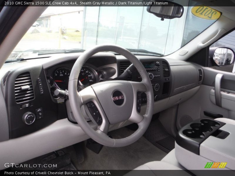 Stealth Gray Metallic / Dark Titanium/Light Titanium 2010 GMC Sierra 1500 SLE Crew Cab 4x4