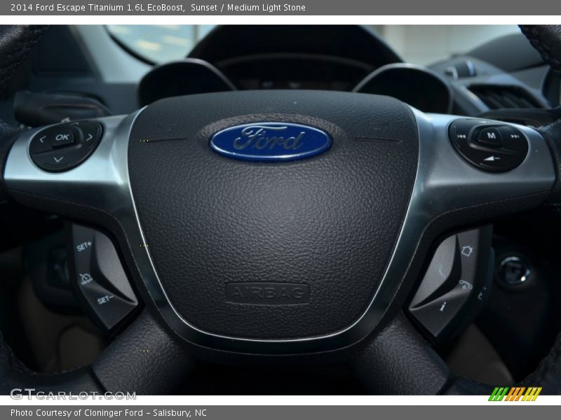 Sunset / Medium Light Stone 2014 Ford Escape Titanium 1.6L EcoBoost