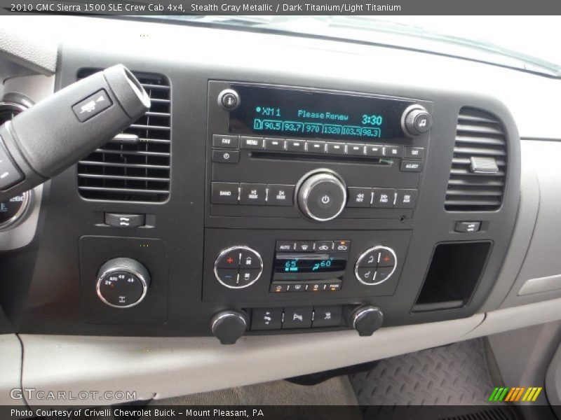Stealth Gray Metallic / Dark Titanium/Light Titanium 2010 GMC Sierra 1500 SLE Crew Cab 4x4