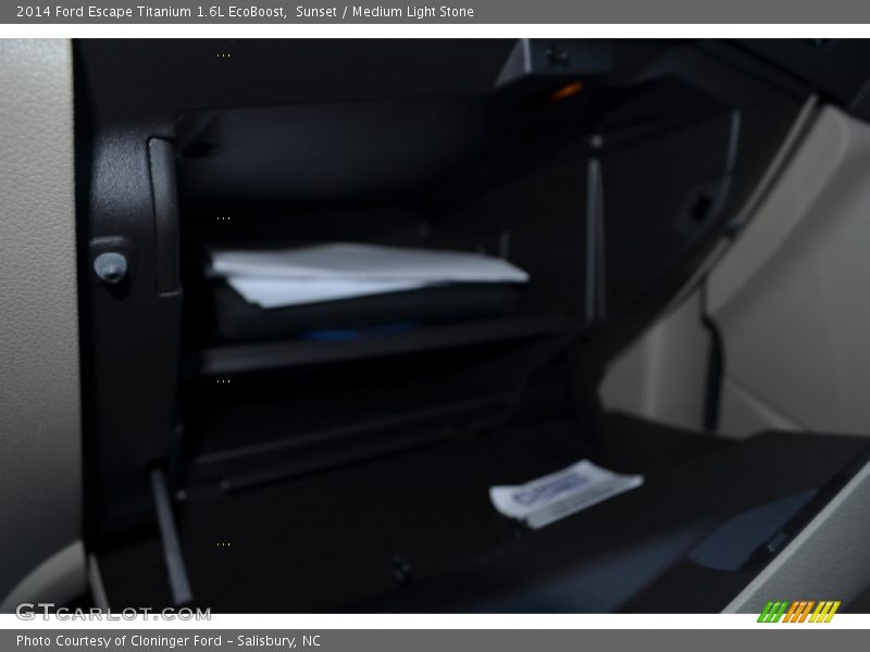 Sunset / Medium Light Stone 2014 Ford Escape Titanium 1.6L EcoBoost