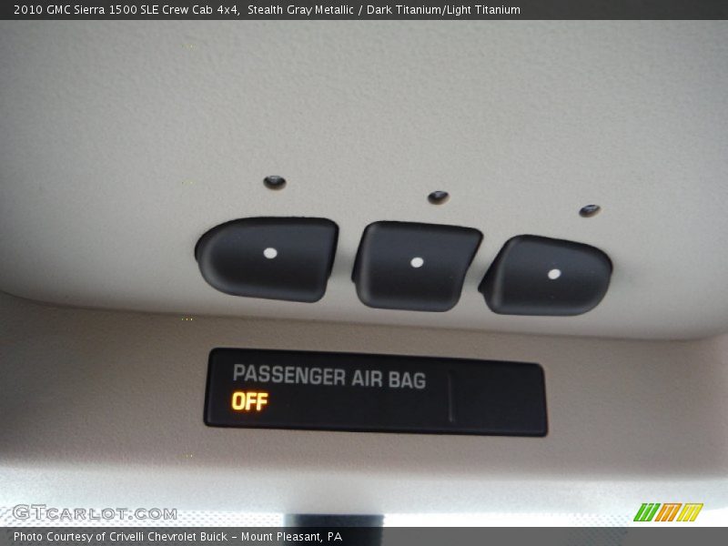 Stealth Gray Metallic / Dark Titanium/Light Titanium 2010 GMC Sierra 1500 SLE Crew Cab 4x4