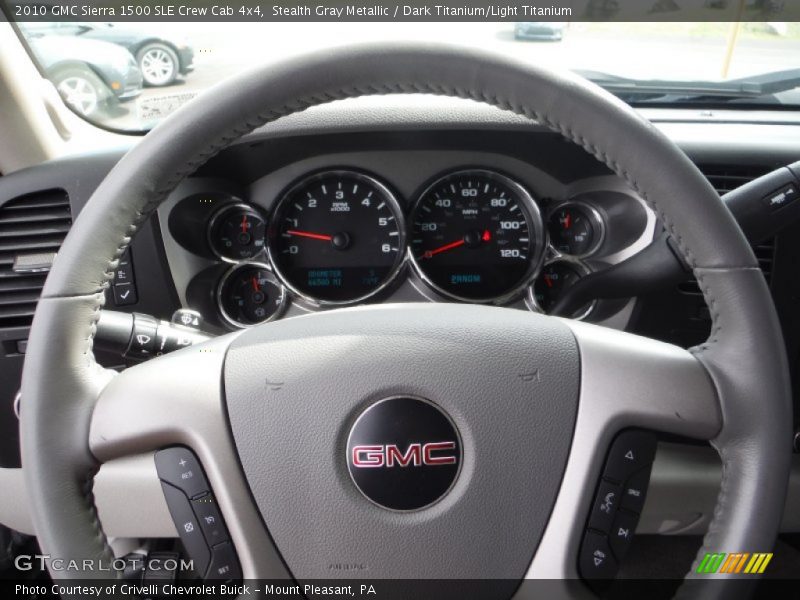 Stealth Gray Metallic / Dark Titanium/Light Titanium 2010 GMC Sierra 1500 SLE Crew Cab 4x4