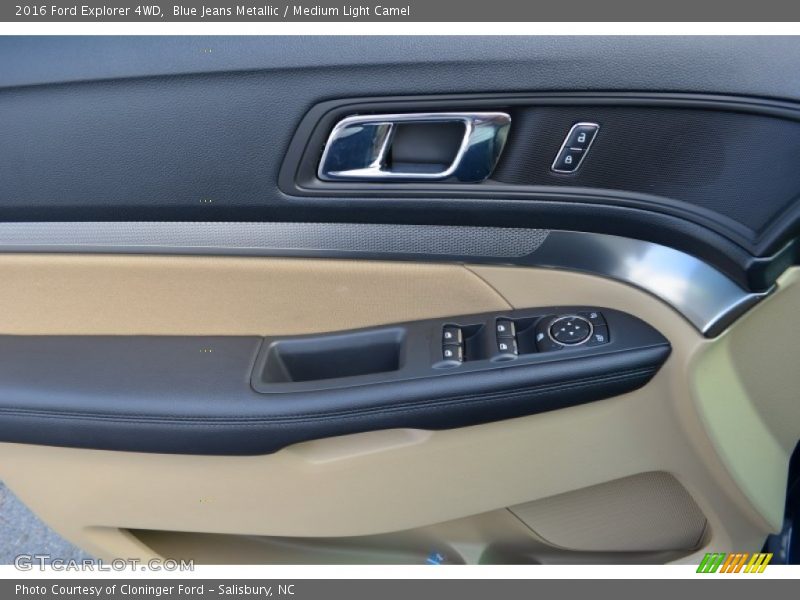 Blue Jeans Metallic / Medium Light Camel 2016 Ford Explorer 4WD