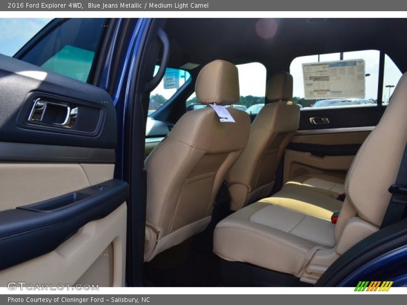 Blue Jeans Metallic / Medium Light Camel 2016 Ford Explorer 4WD
