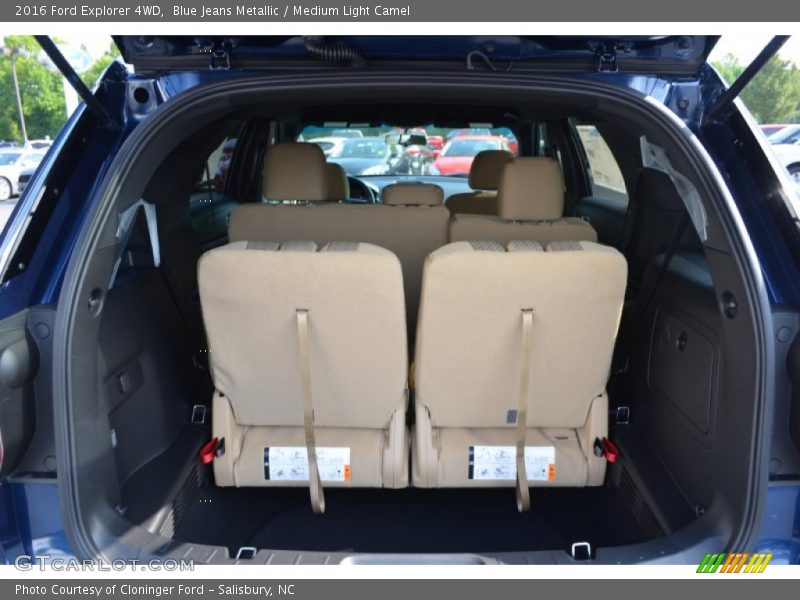 Blue Jeans Metallic / Medium Light Camel 2016 Ford Explorer 4WD