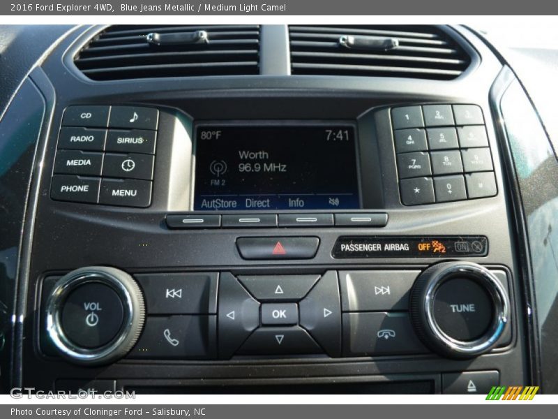 Controls of 2016 Explorer 4WD