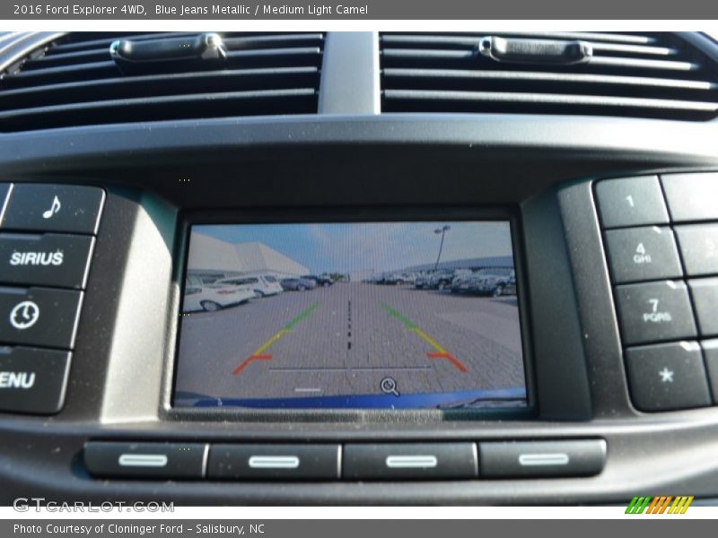 Blue Jeans Metallic / Medium Light Camel 2016 Ford Explorer 4WD