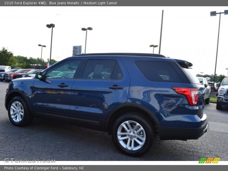 Blue Jeans Metallic / Medium Light Camel 2016 Ford Explorer 4WD