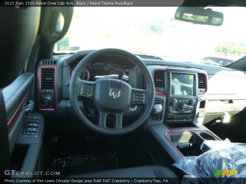 Dashboard of 2015 1500 Rebel Crew Cab 4x4