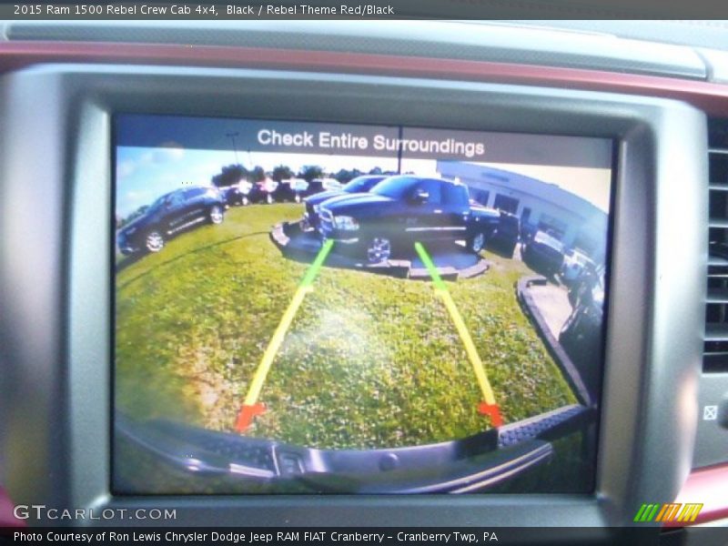 Black / Rebel Theme Red/Black 2015 Ram 1500 Rebel Crew Cab 4x4