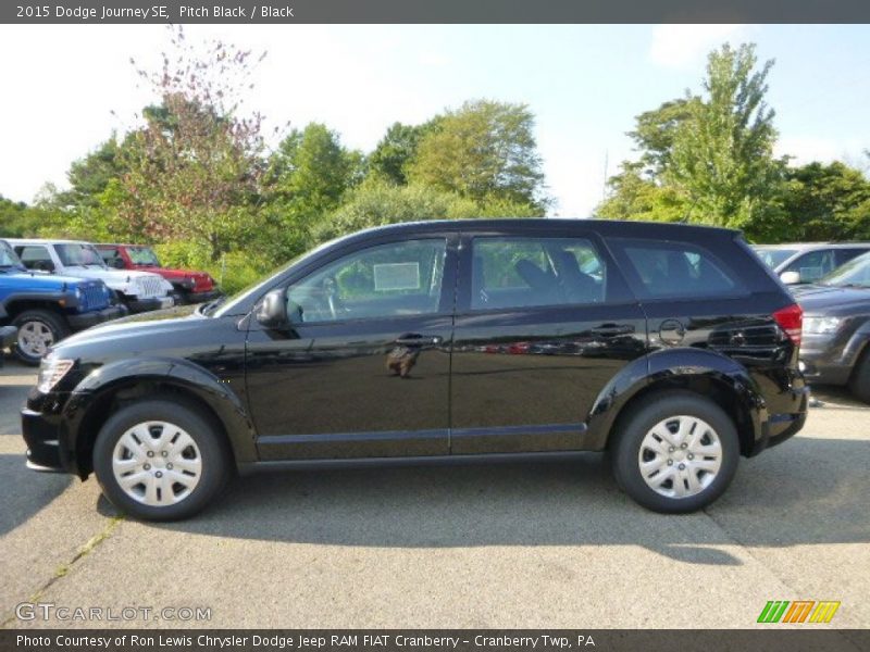 Pitch Black / Black 2015 Dodge Journey SE