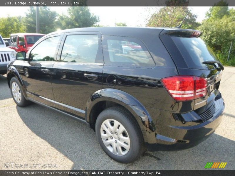 Pitch Black / Black 2015 Dodge Journey SE