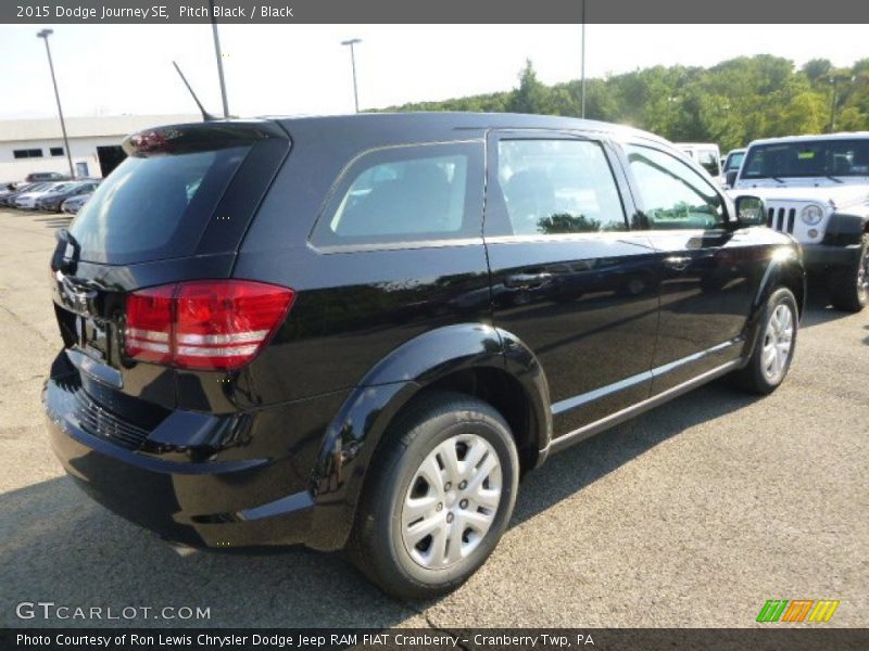 Pitch Black / Black 2015 Dodge Journey SE