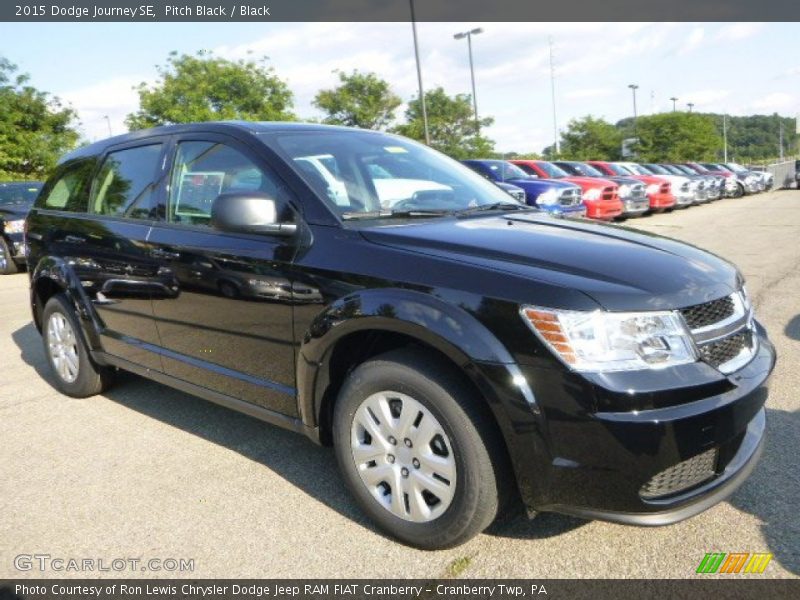 Pitch Black / Black 2015 Dodge Journey SE