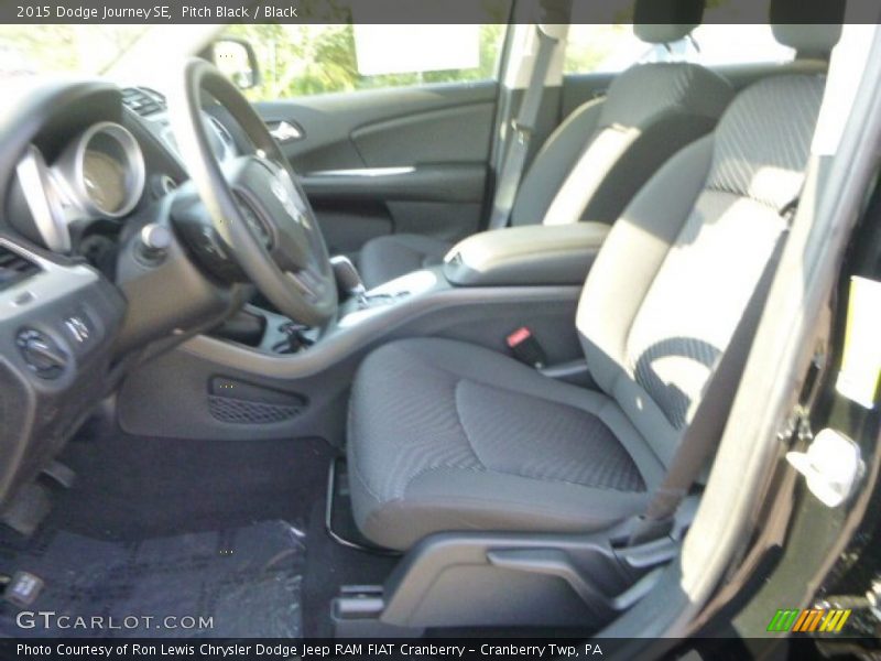 Pitch Black / Black 2015 Dodge Journey SE