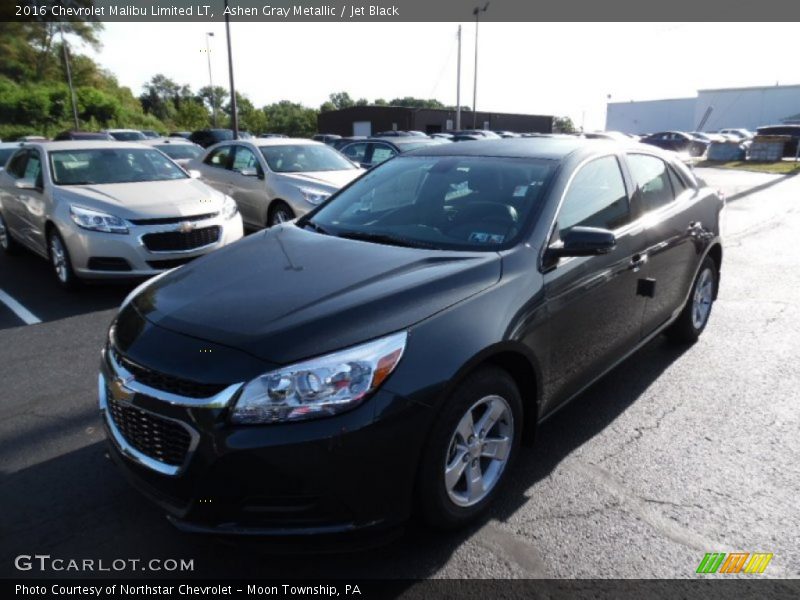 Ashen Gray Metallic / Jet Black 2016 Chevrolet Malibu Limited LT