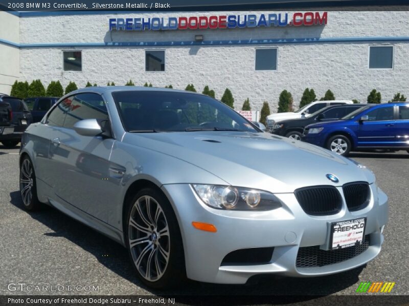 Silverstone Metallic / Black 2008 BMW M3 Convertible