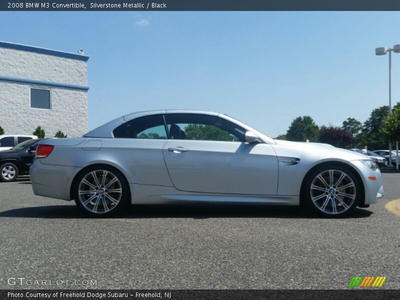 Silverstone Metallic / Black 2008 BMW M3 Convertible