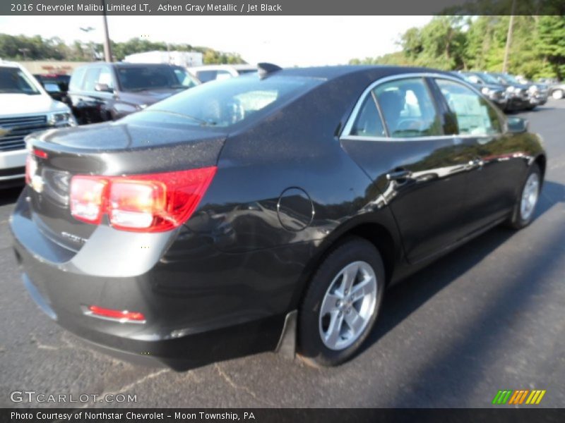 Ashen Gray Metallic / Jet Black 2016 Chevrolet Malibu Limited LT
