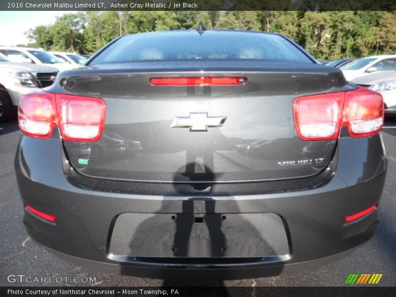 Ashen Gray Metallic / Jet Black 2016 Chevrolet Malibu Limited LT