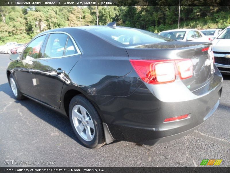 Ashen Gray Metallic / Jet Black 2016 Chevrolet Malibu Limited LT