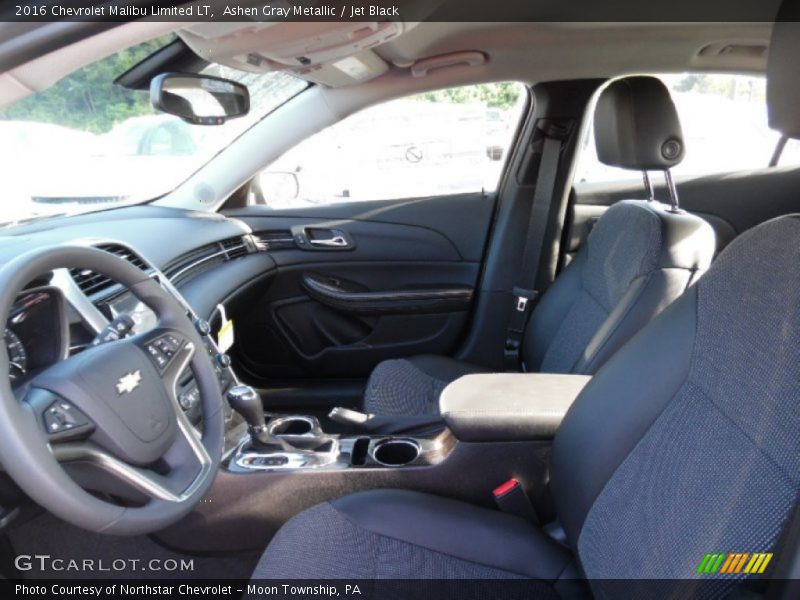 Ashen Gray Metallic / Jet Black 2016 Chevrolet Malibu Limited LT