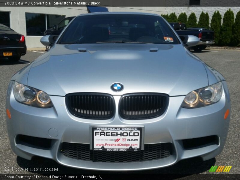 Silverstone Metallic / Black 2008 BMW M3 Convertible