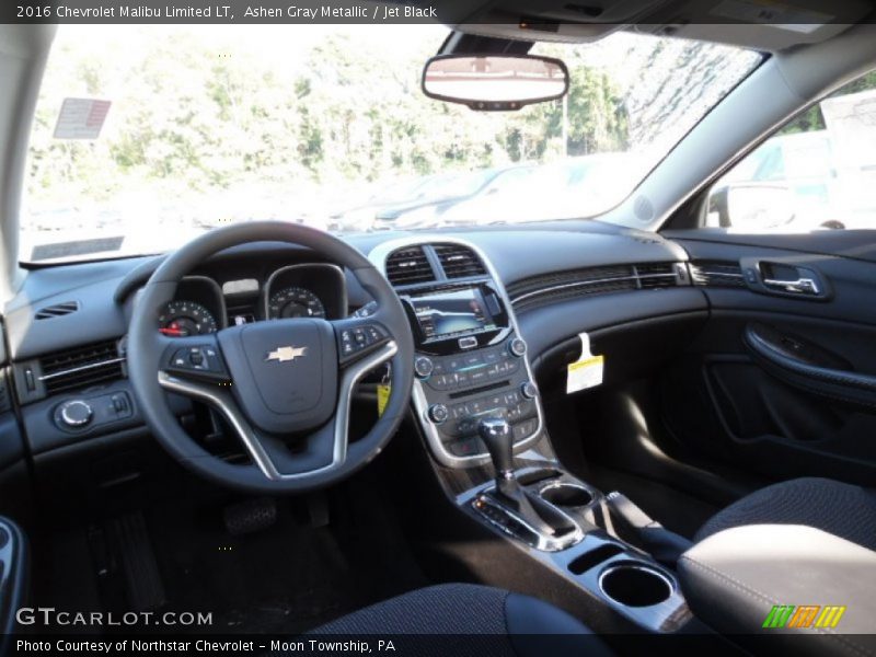 Ashen Gray Metallic / Jet Black 2016 Chevrolet Malibu Limited LT