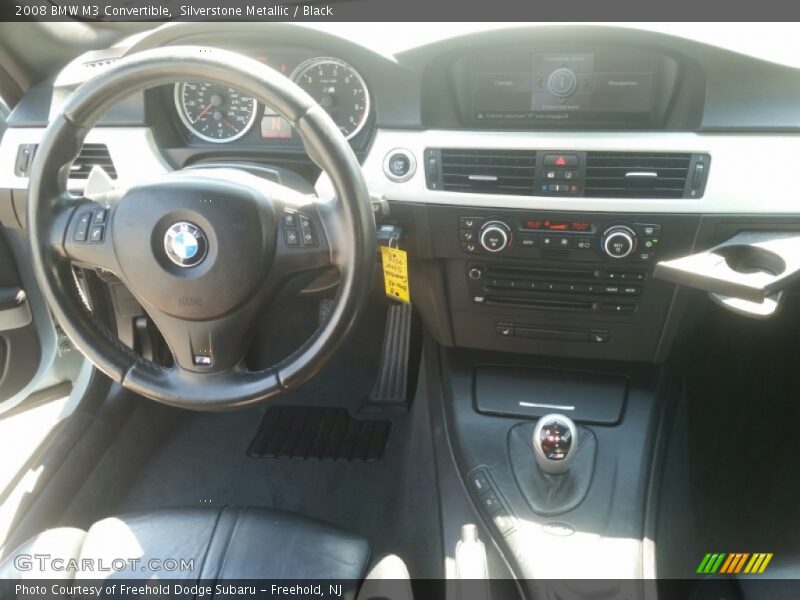 Silverstone Metallic / Black 2008 BMW M3 Convertible