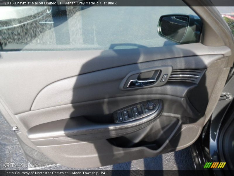 Ashen Gray Metallic / Jet Black 2016 Chevrolet Malibu Limited LT