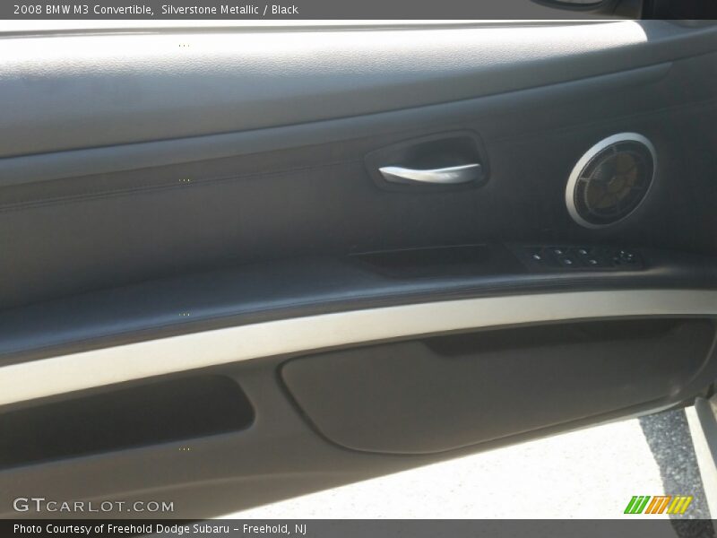 Silverstone Metallic / Black 2008 BMW M3 Convertible