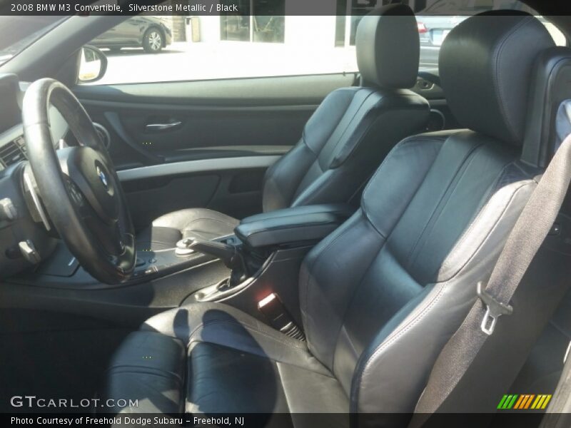 Silverstone Metallic / Black 2008 BMW M3 Convertible