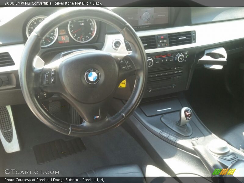 Silverstone Metallic / Black 2008 BMW M3 Convertible