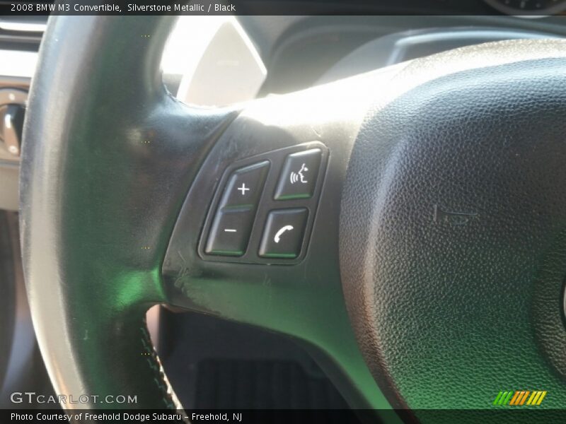 Silverstone Metallic / Black 2008 BMW M3 Convertible
