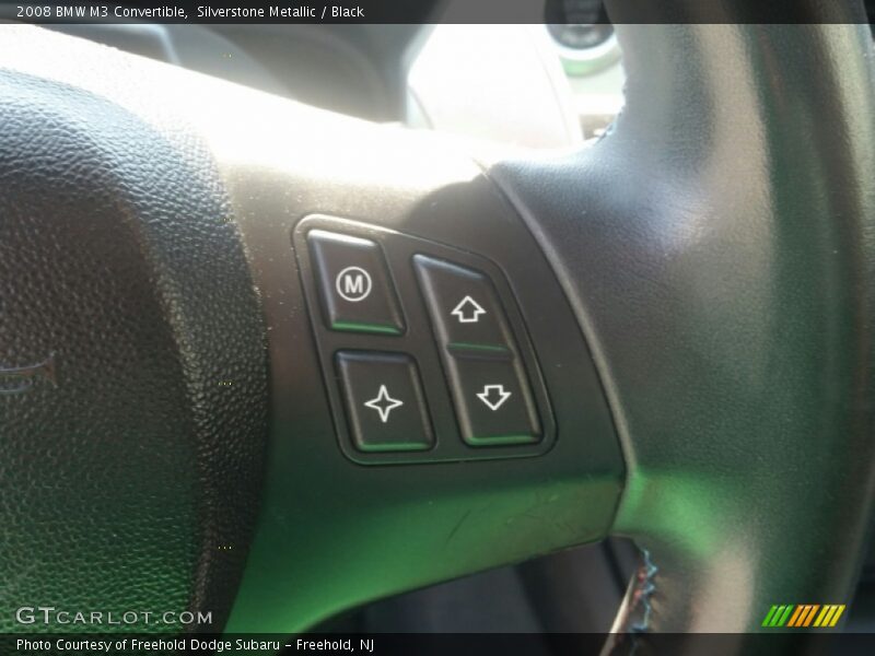 Silverstone Metallic / Black 2008 BMW M3 Convertible