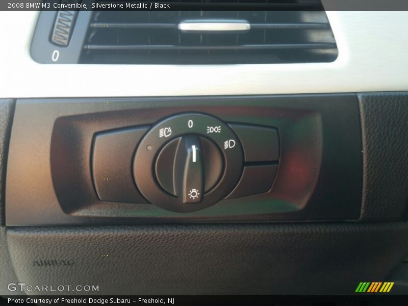 Silverstone Metallic / Black 2008 BMW M3 Convertible