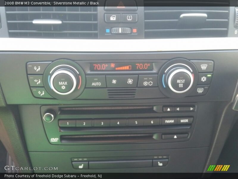 Silverstone Metallic / Black 2008 BMW M3 Convertible