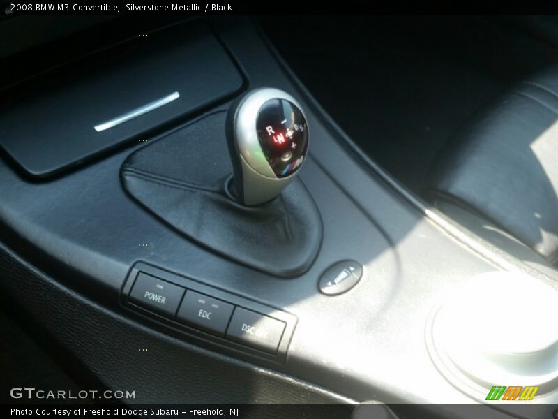 Silverstone Metallic / Black 2008 BMW M3 Convertible