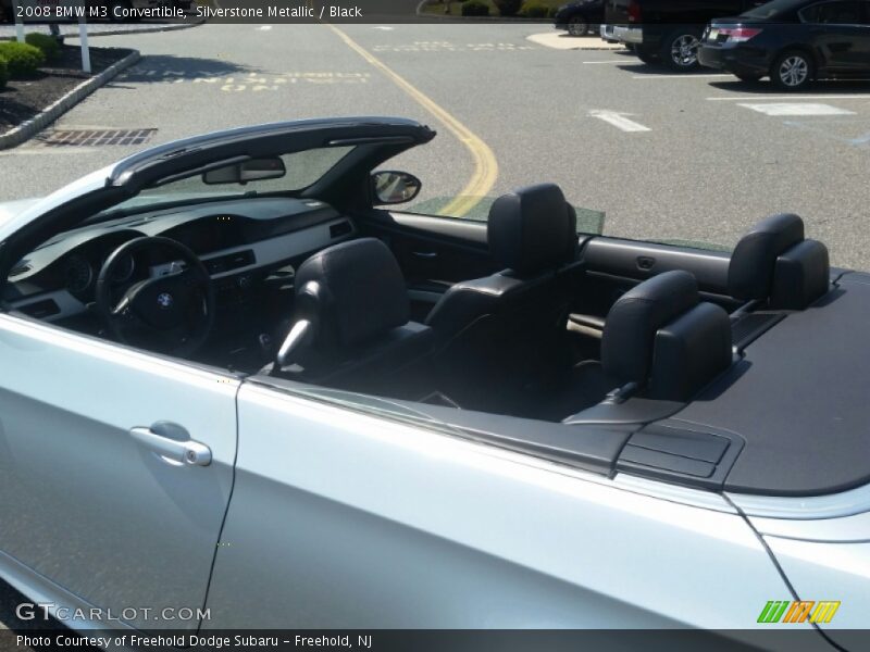 Silverstone Metallic / Black 2008 BMW M3 Convertible