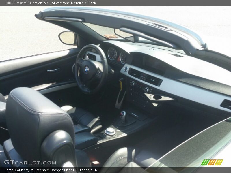 Silverstone Metallic / Black 2008 BMW M3 Convertible