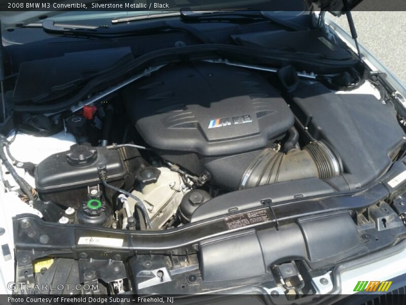 Silverstone Metallic / Black 2008 BMW M3 Convertible