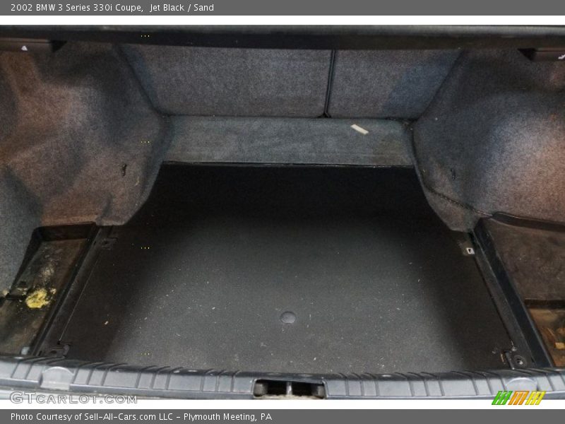 Jet Black / Sand 2002 BMW 3 Series 330i Coupe