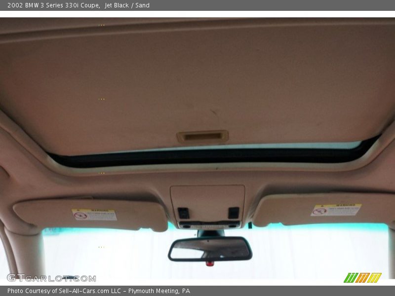 Jet Black / Sand 2002 BMW 3 Series 330i Coupe